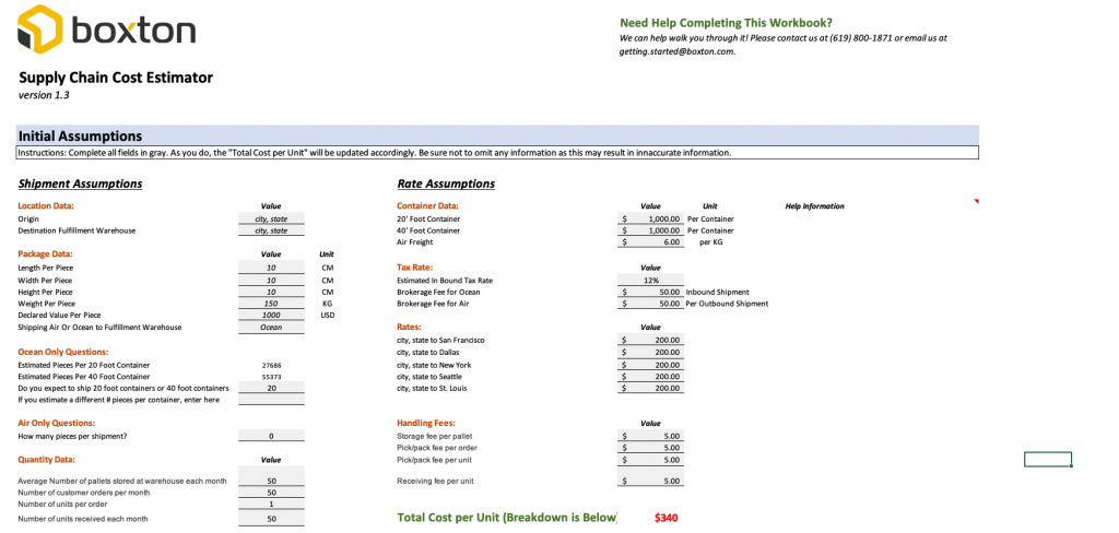 fulfillment-cost-estimator